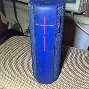 UE Vibrant Blue and Red Portable Speaker